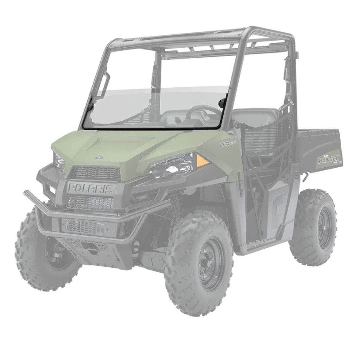 Polaris Ranger SP 570 Lock & Ride Half Windshield - Poly