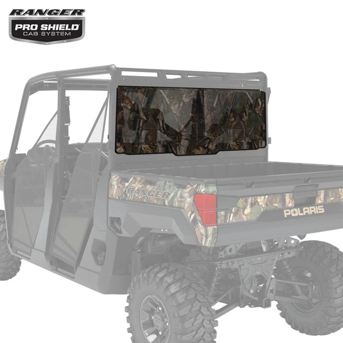 Polaris Ranger Lock & Ride Rear Panel - Poly