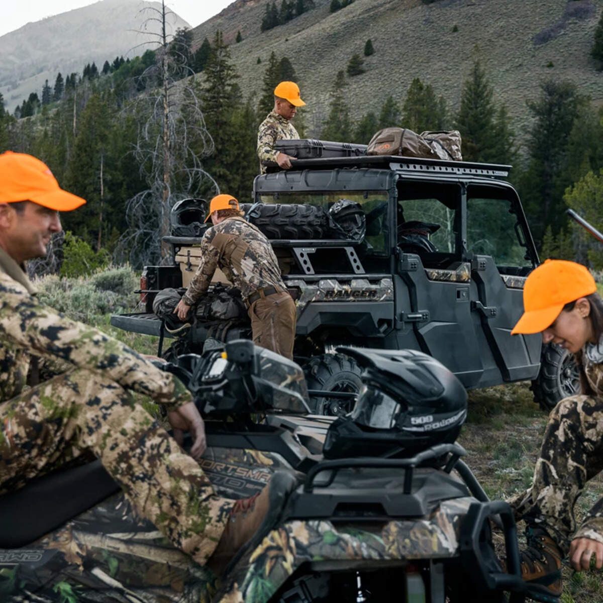 Polaris Ranger Rhino-Rack Spare Tire Holder