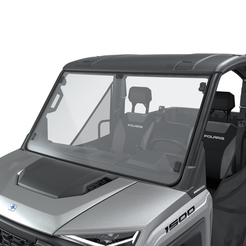 Polaris Ranger XD 1500 Lock & Ride Full Windshield - Hard Coat Poly