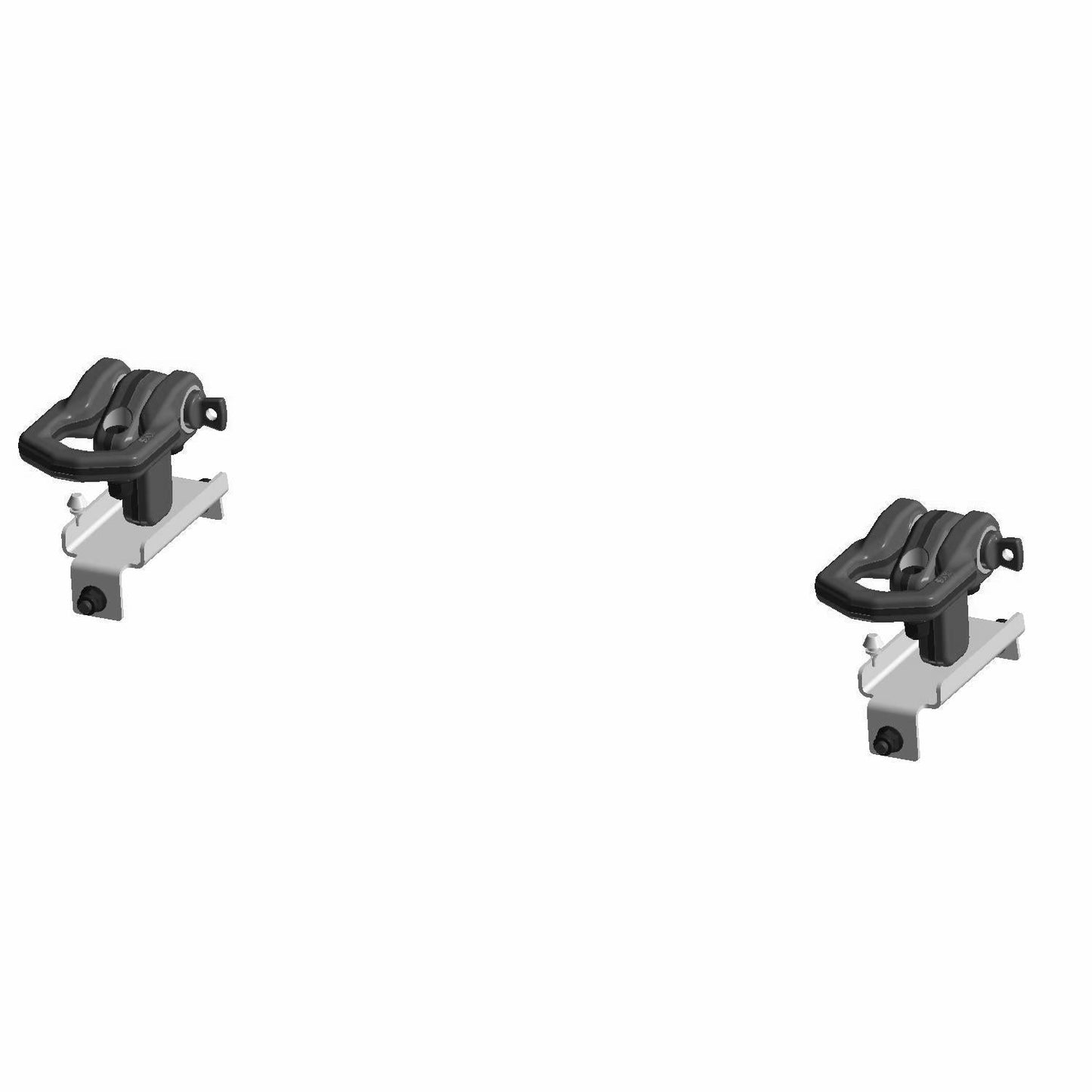 Polaris Ranger XD 1500 Shackles HD Bumper - Pair