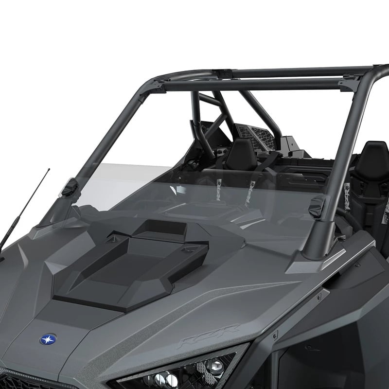Polaris RZR Pro Lock & Ride Middle Half Windshield - Hard Coat Poly
