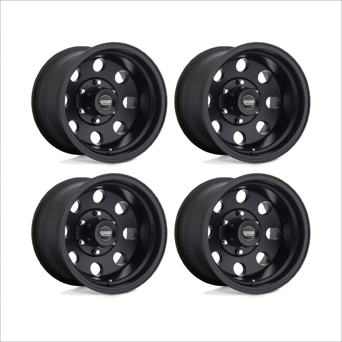 Polaris RZR Pro R / Turbo R Baja Wheel Set (Satin Black)