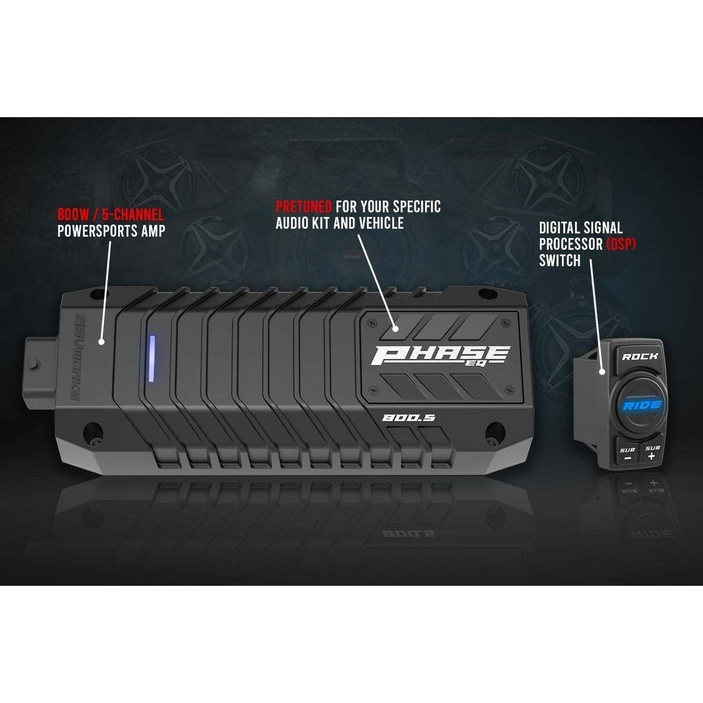 Polaris RZR Pro / Turbo R A-Spec 3 Speaker Plug-&-Play System