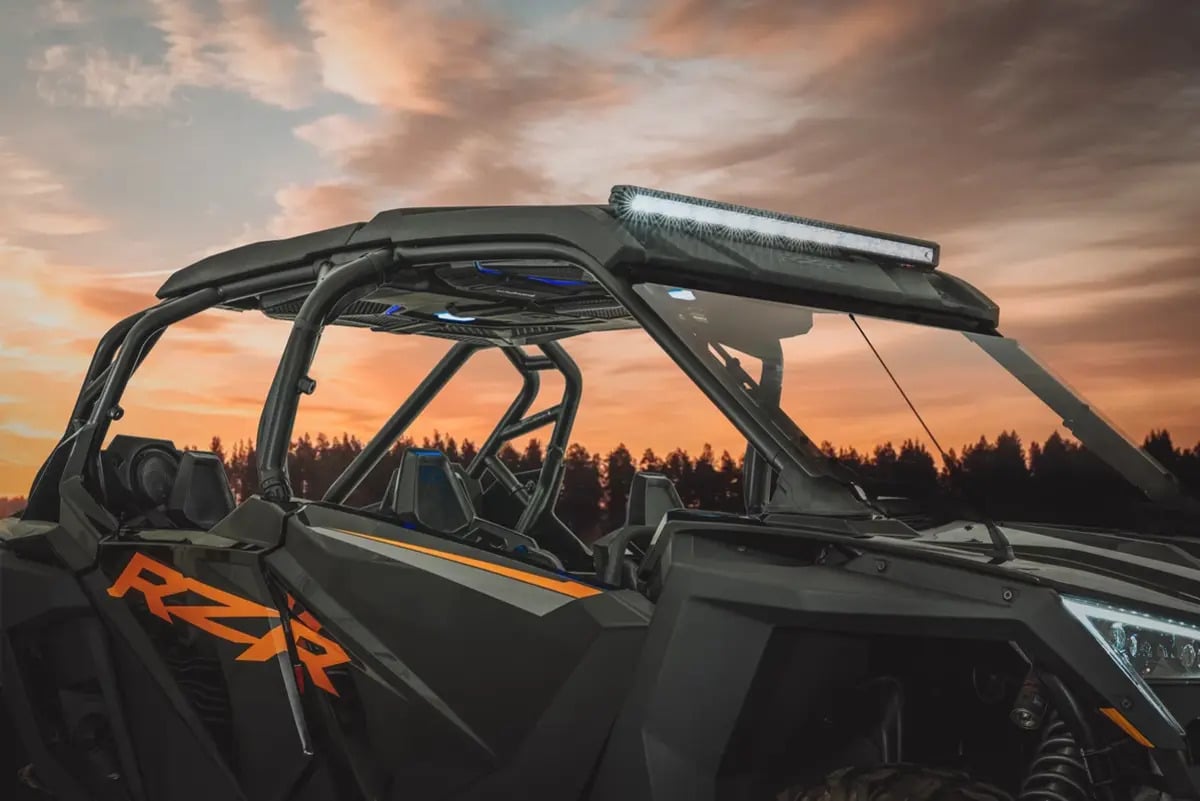 Polaris RZR Pro XP 4 Non-Factory Audio Roof w/PMX-P2 by Rockford Fosgate – 4-Seat