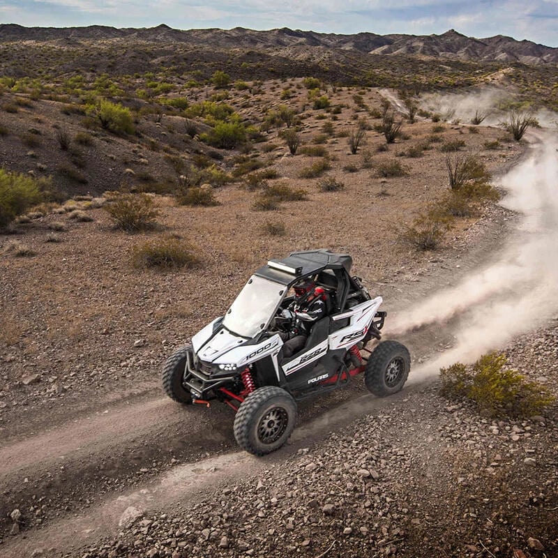 Polaris RZR RS1 Lock & Ride Full Windshield - Hard Coat Poly