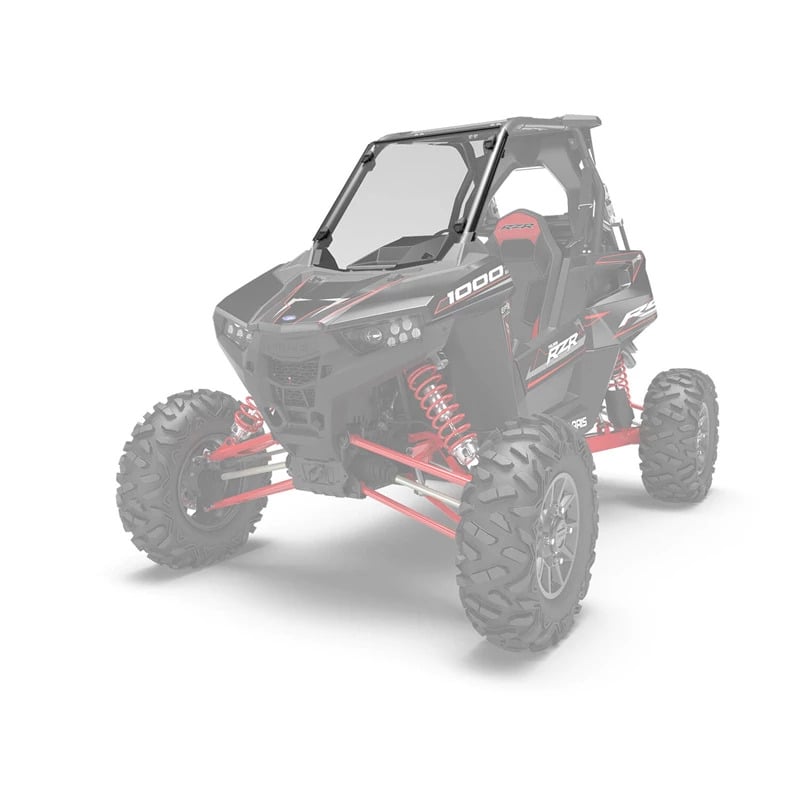 Polaris RZR RS1 Lock & Ride Full Windshield - Hard Coat Poly