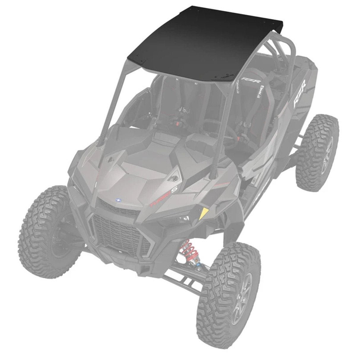 Polaris RZR Turbo S Aluminum Roof - Black