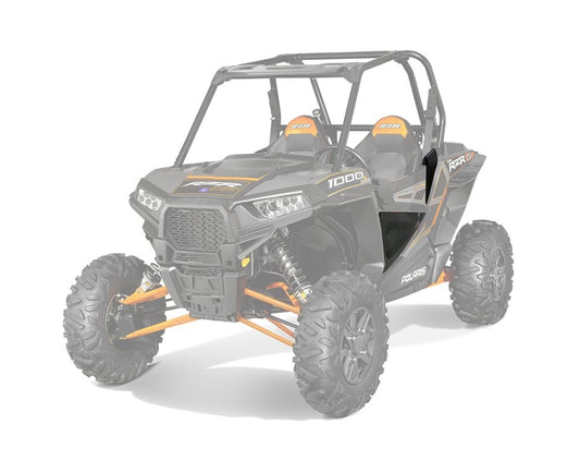 Polaris RZR XP 1000 Lower Half Door Inserts in Black - Two Count