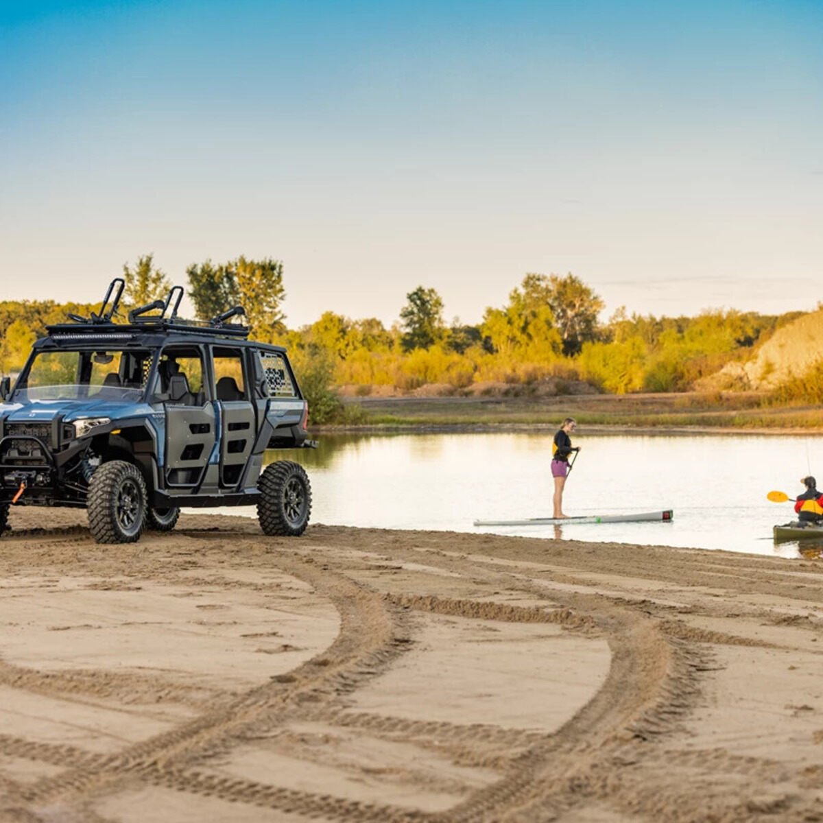 Polaris Xpediton Skeleton Half Doors - Rear