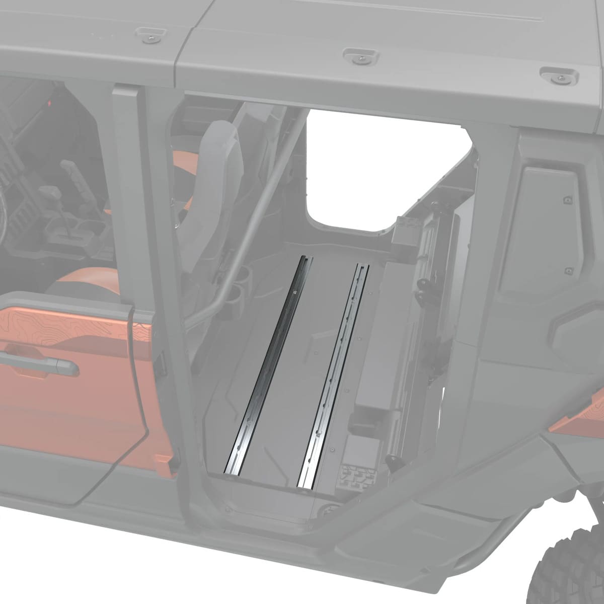 Polaris Xpedition Lock & Ride Max Rear Floor Rail Kit - Set of 2