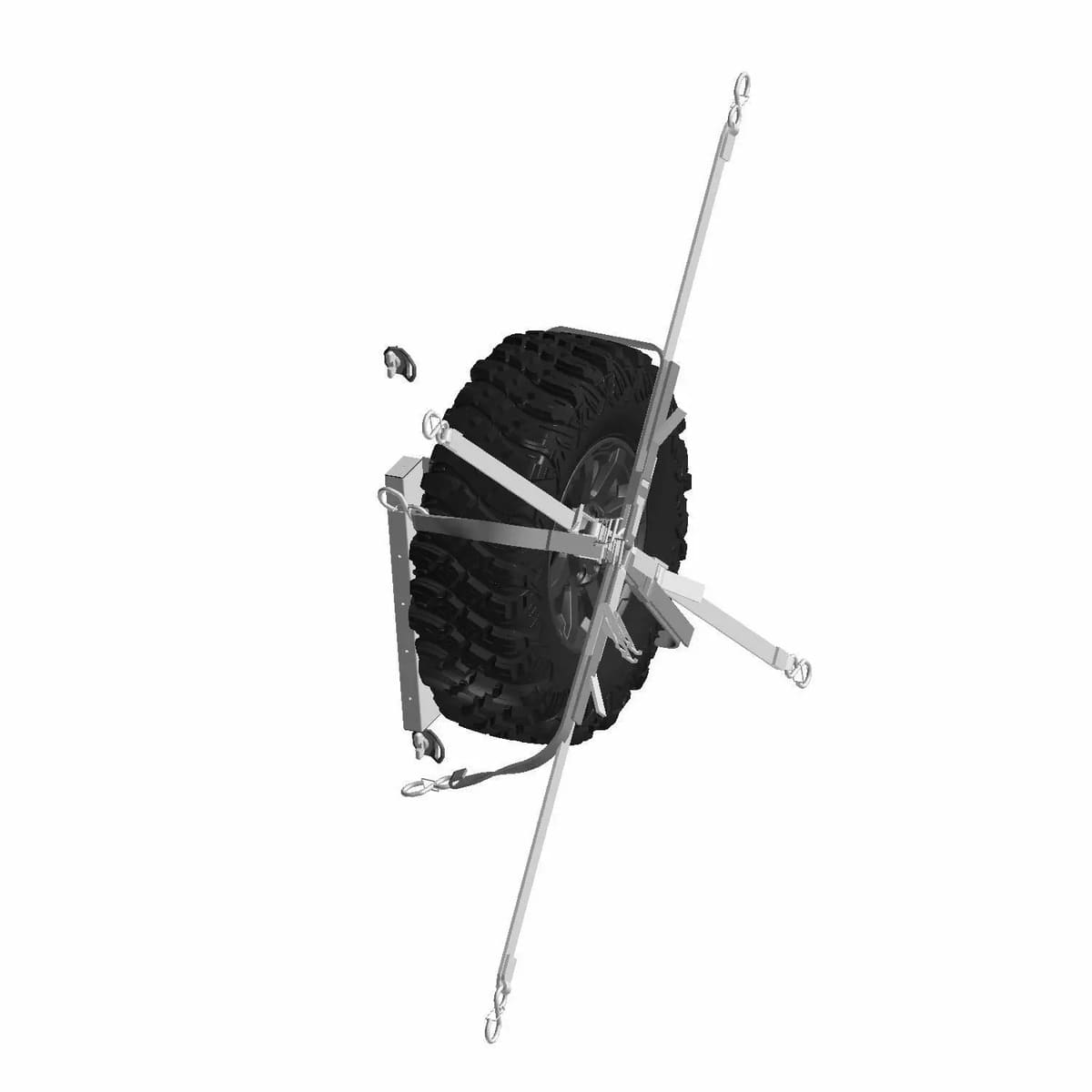 Polaris Xpedition Lock & Ride Max Spare Tire Carrier