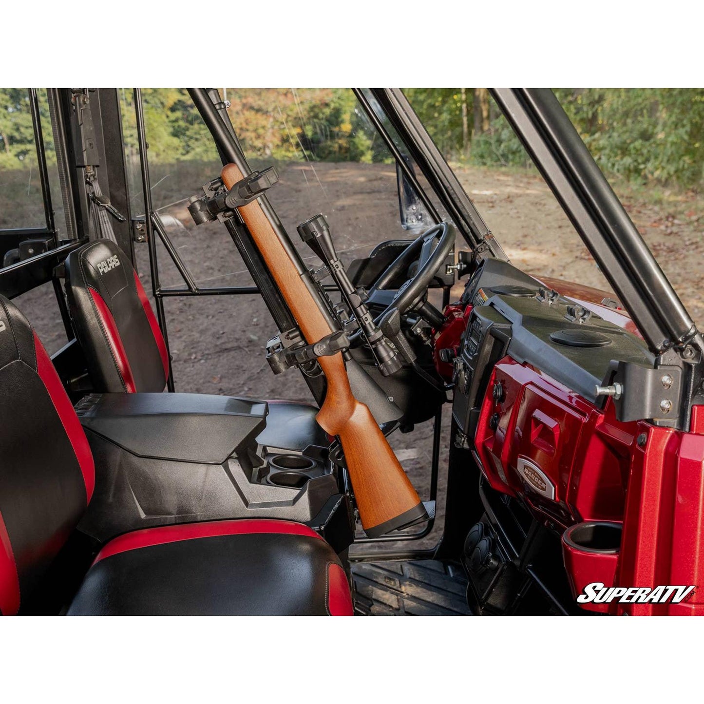 Polaris Ranger XP 900 Floor Mounted Gun Holder