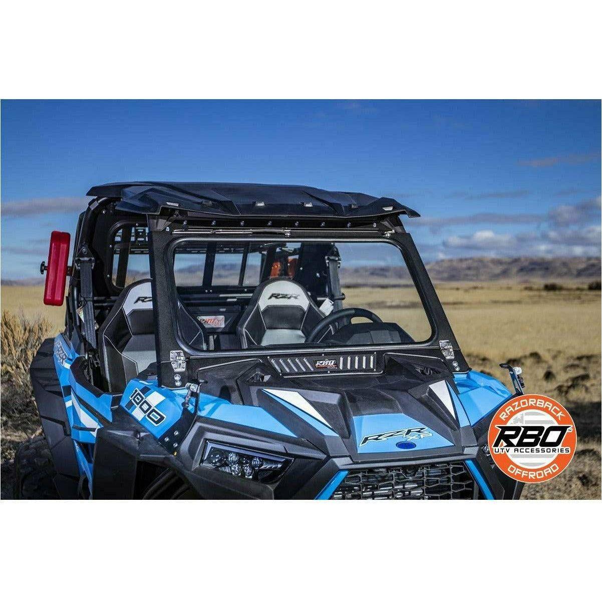 Polaris RZR (2019+) Vented Front Folding Windshield with Wiper