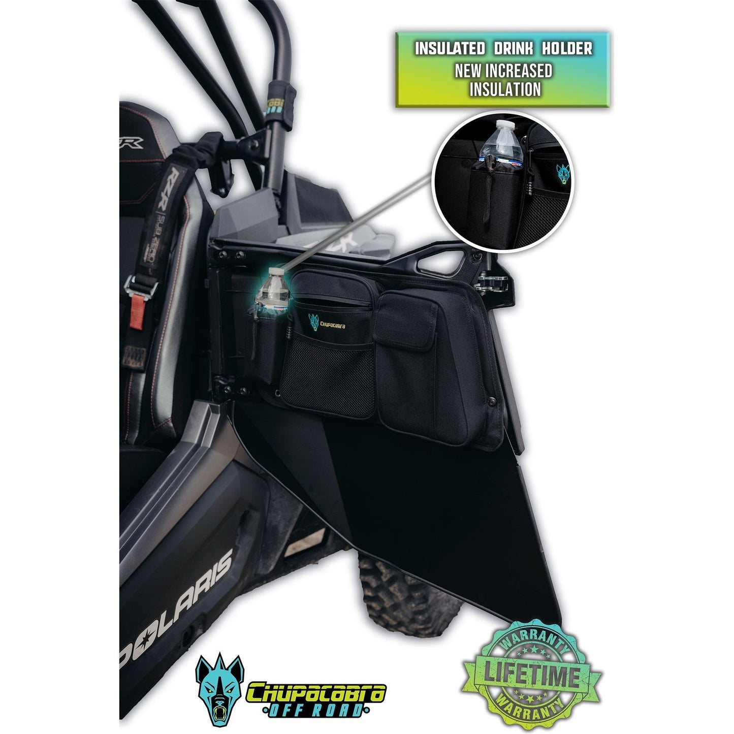 Polaris RZR Rear Door Bags