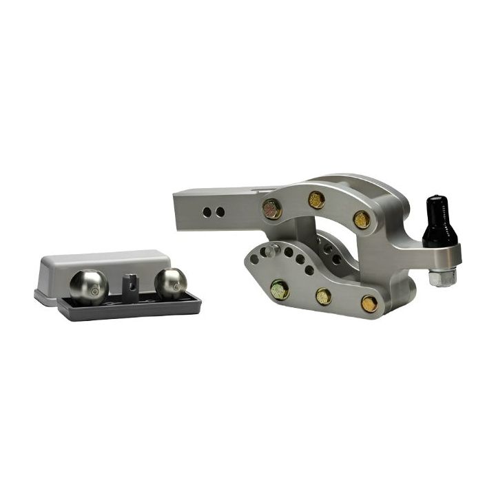 2" Clear Anodized Hitch Receiver 7" Drop 12K