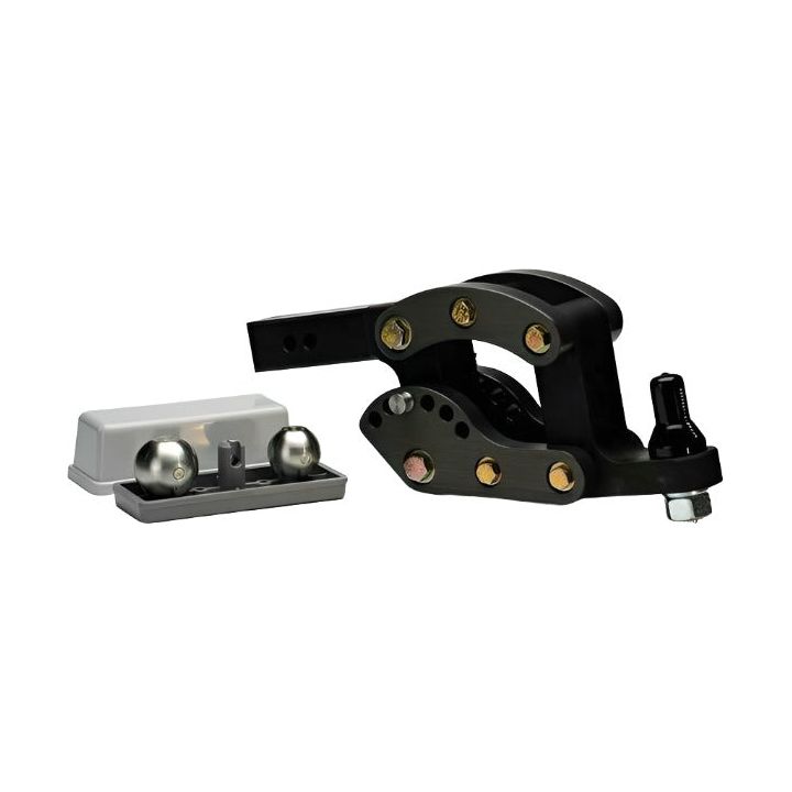 2" Black Anodized Hitch Receiver 10" Drop 12K