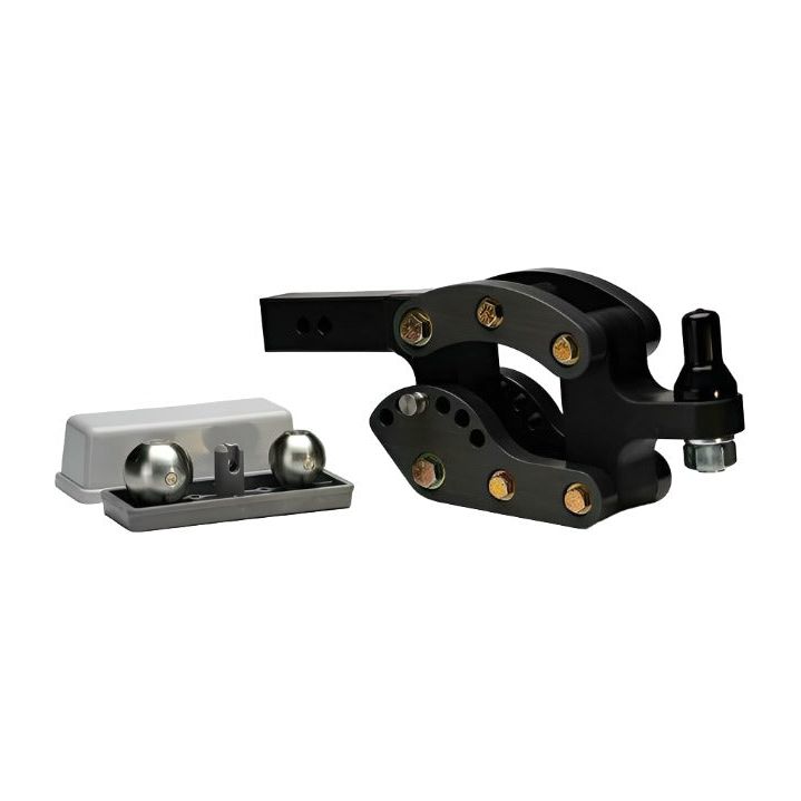 2" Black Anodized Hitch Receiver 7" Drop 12K