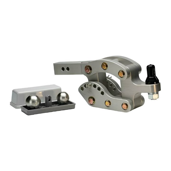 3" Clear Anodized Hitch Receiver 7" Drop 16K
