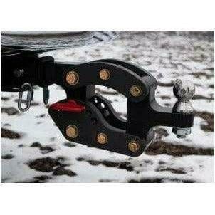 3" Black Anodized Hitch Receiver 7" Drop 16K