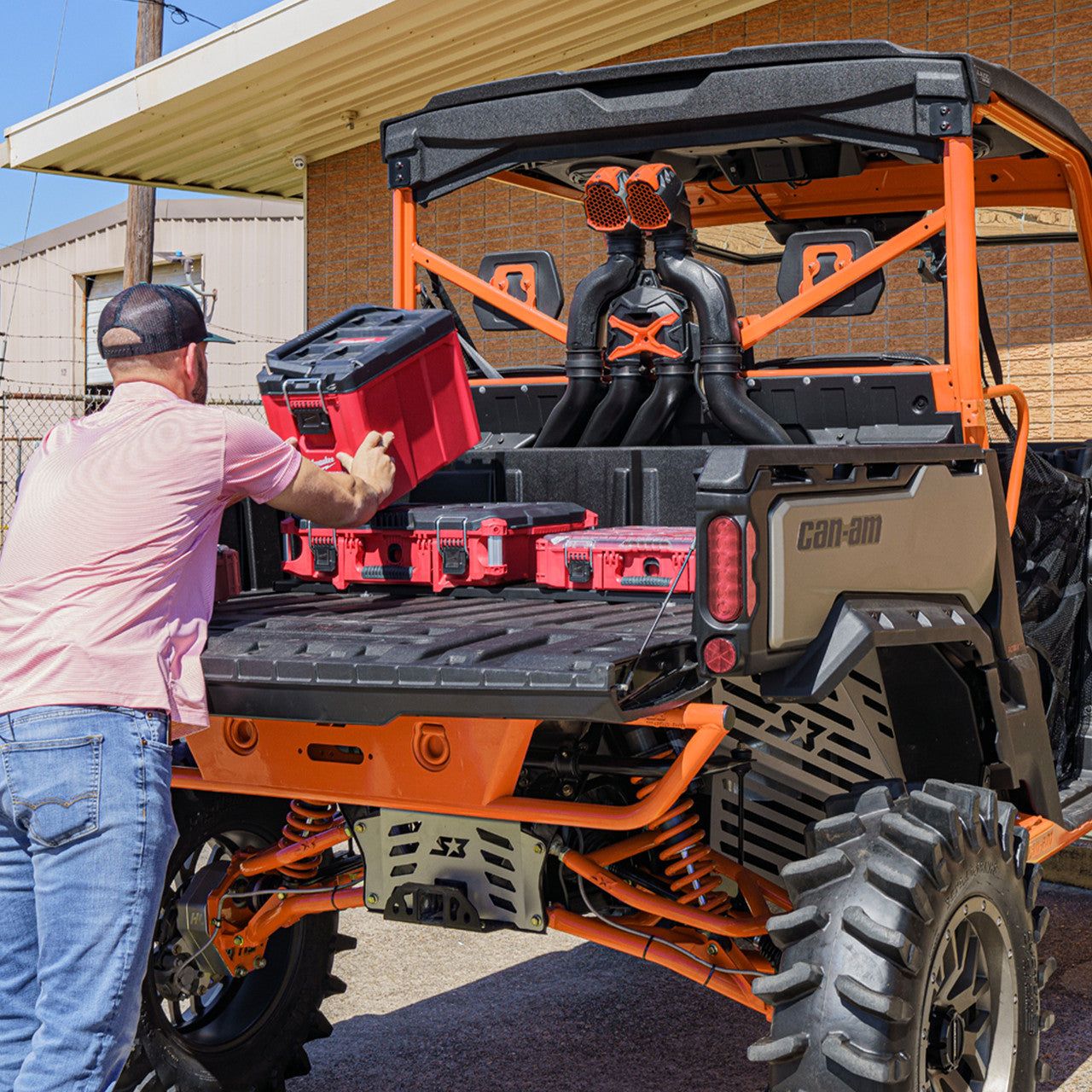 Can Am Defender Milwaukee Packout Bed Mount