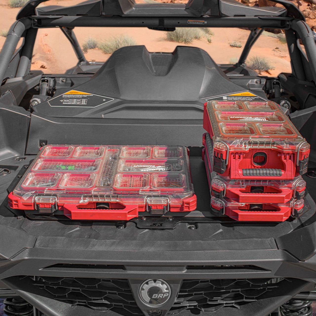 Can Am Maverick R Milwaukee Packout Bed Mount