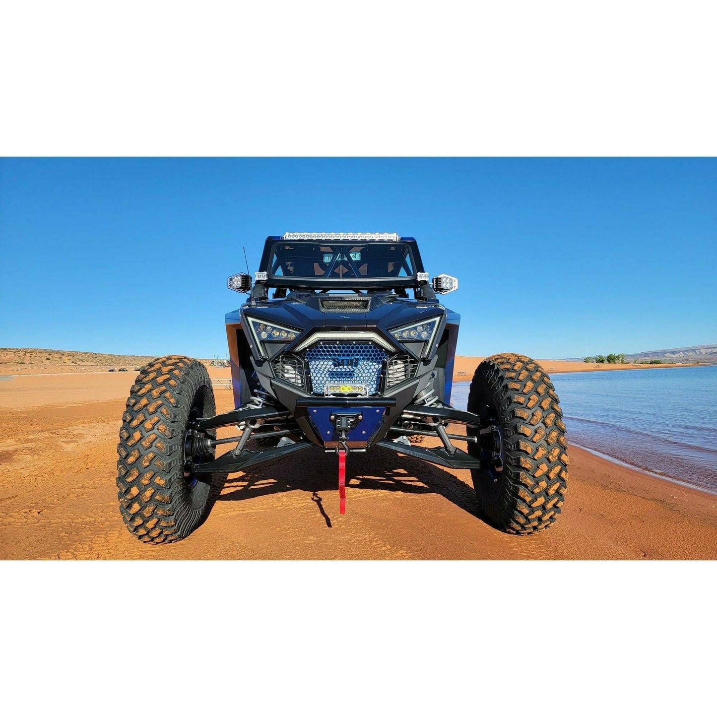 Polaris RZR Pro R / Turbo R Single Tube Front Winch Bumper