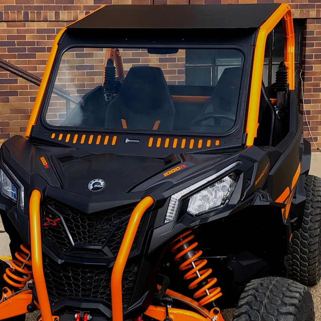 Can Am Commander / Maverick Vented Glass Windshield