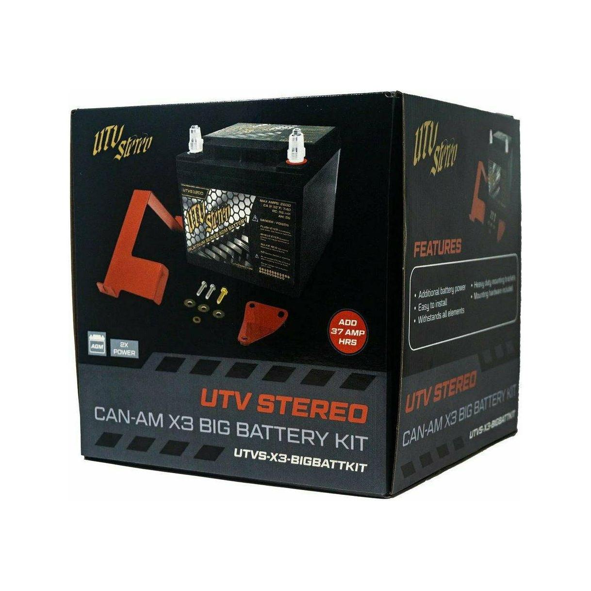 Can Am X3 Big Battery Kit