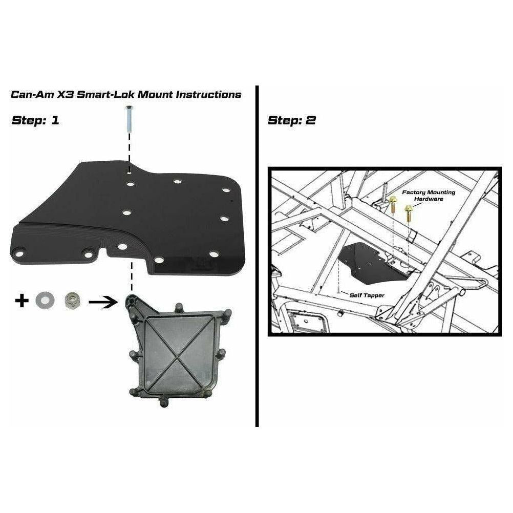 Can Am X3 Smart-Lok Relocation Mount