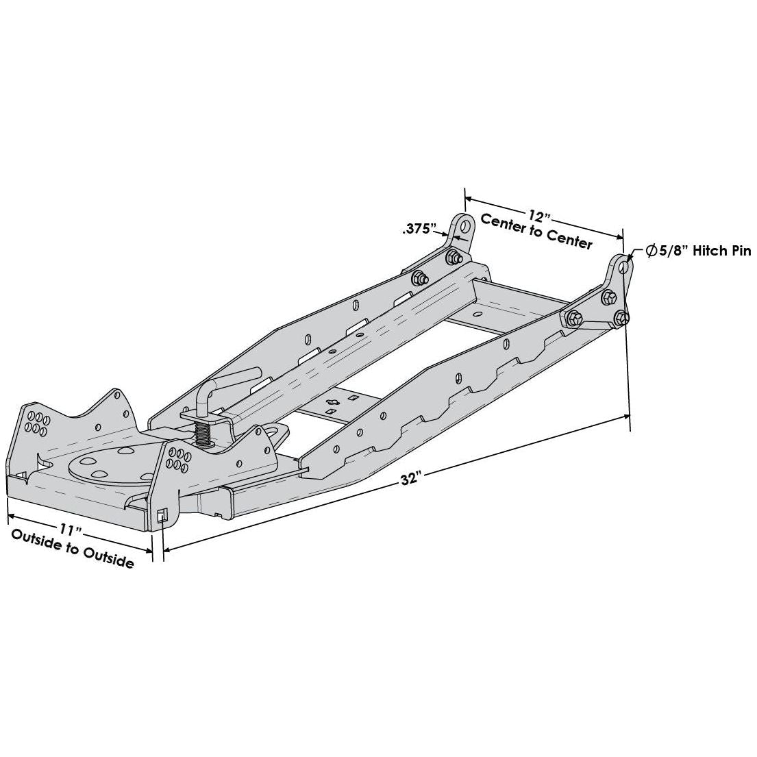 UTV Pro 2.0 Square Push Tube