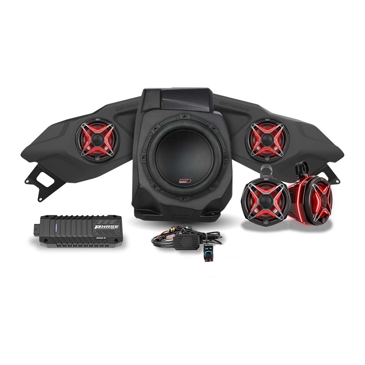 Polaris RZR Pro / Turbo R Ride Command Lighted 5-Speaker System