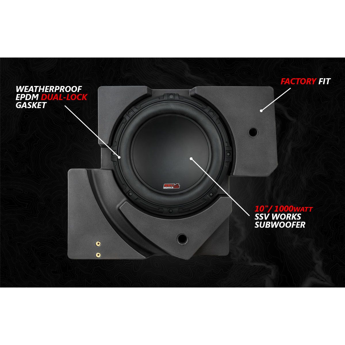 Can Am X3 Lighted 3-Speaker System with Head Unit