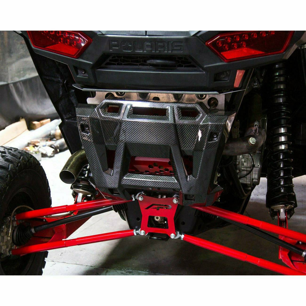 Polaris RZR Carbon Fiber Exhaust Shield