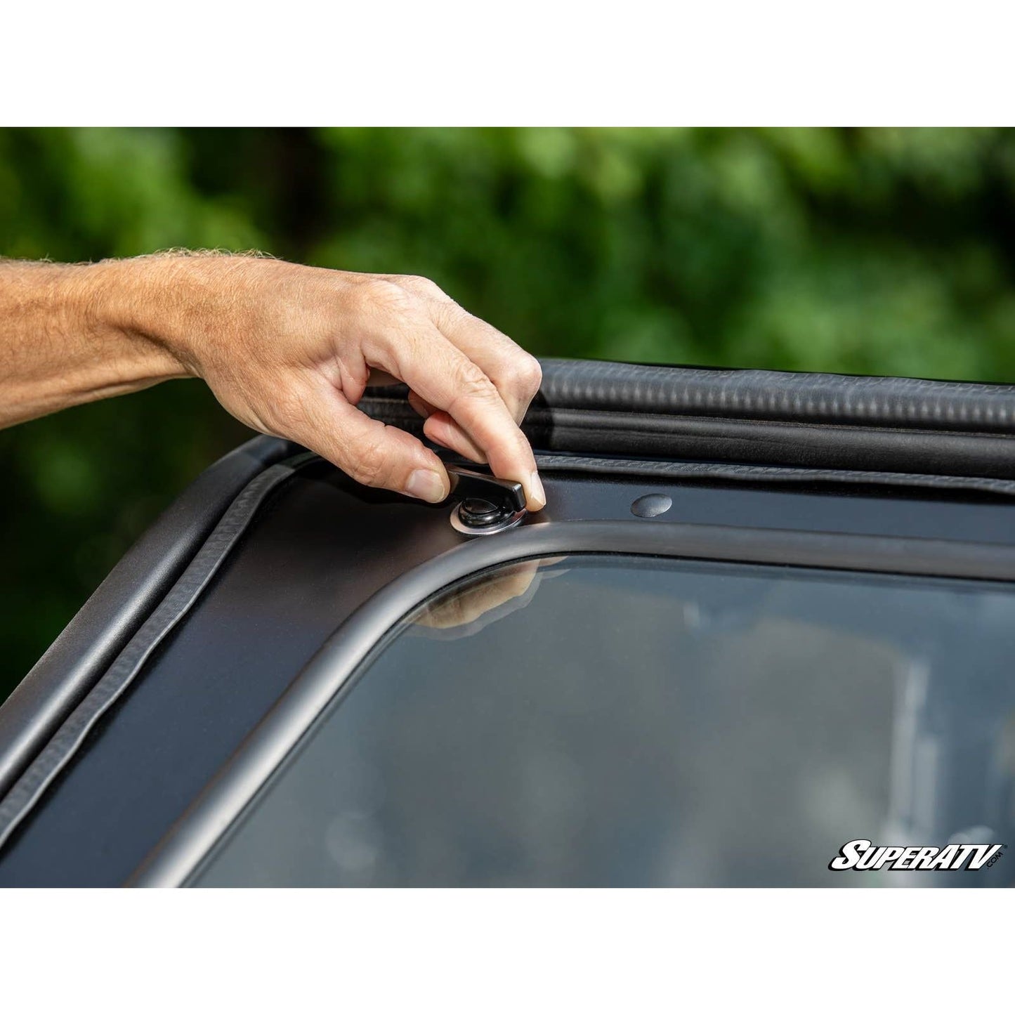 Can Am Commander Flip Down Glass Windshield