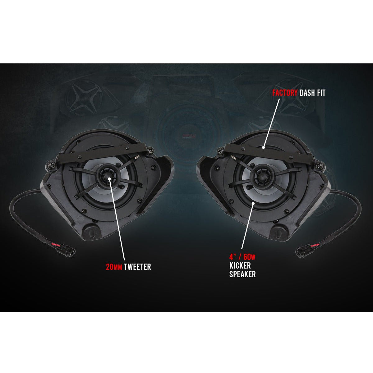 Can Am X3 8-Speaker Audio System