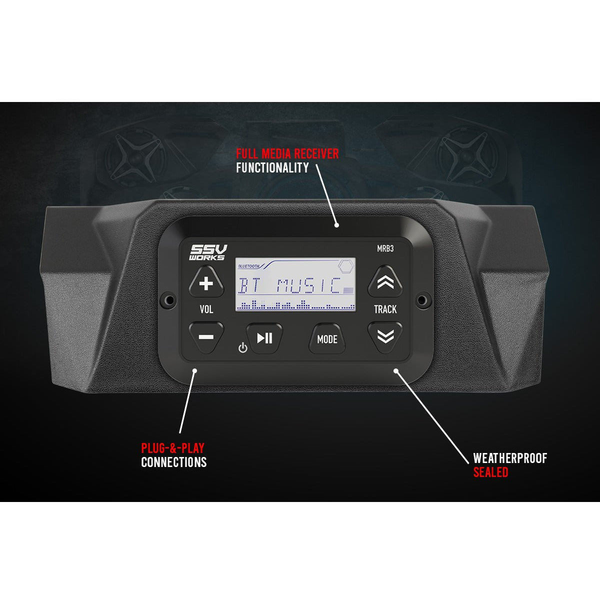 Can Am X3 8-Speaker Audio System