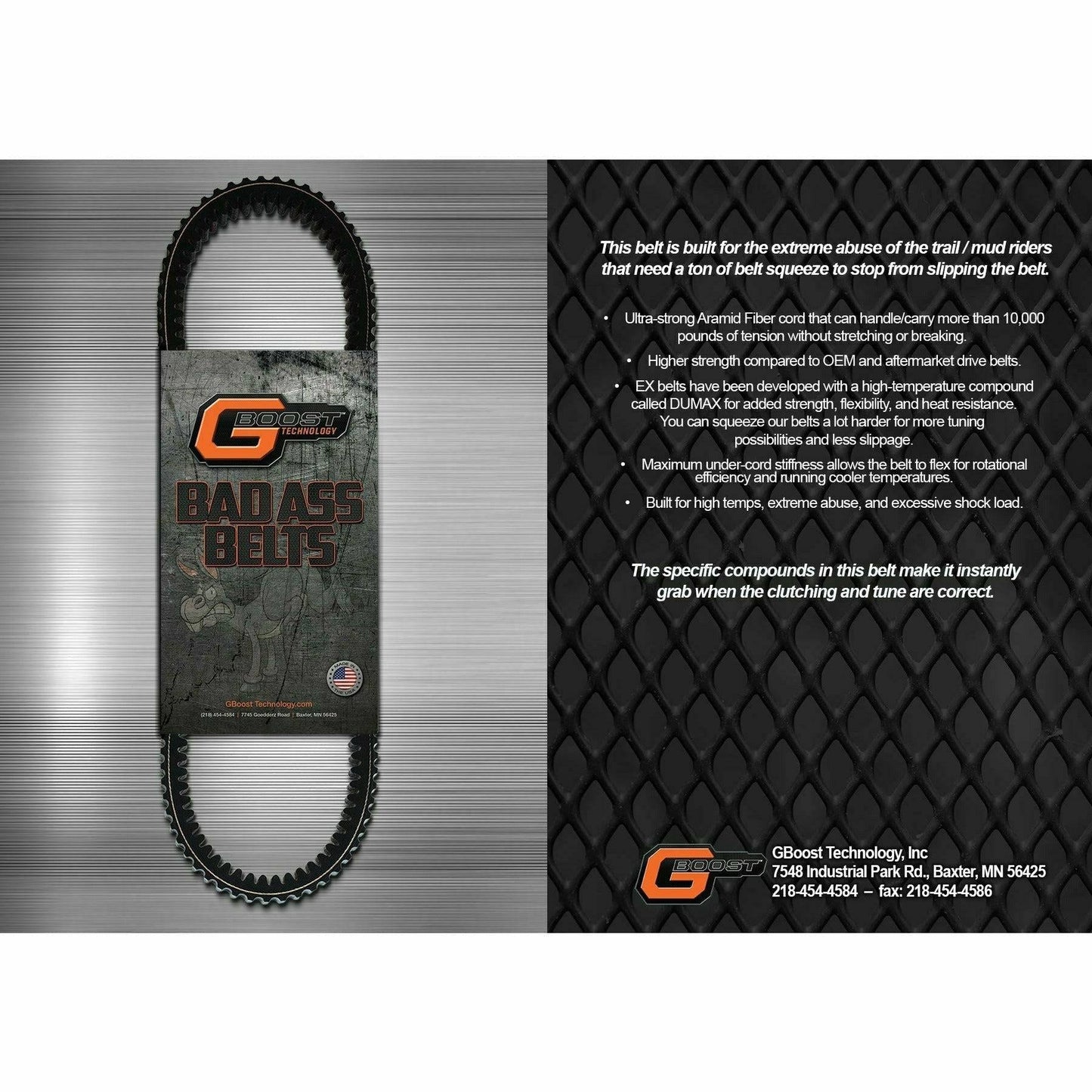 Polaris RZR 800 Bad Ass Drive Belt