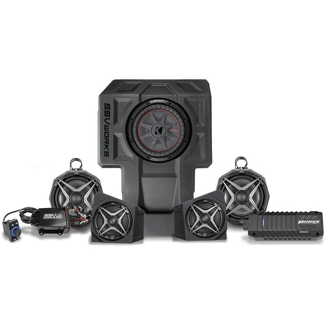 Kawasaki KRX Phase X 5-Speaker Audio System