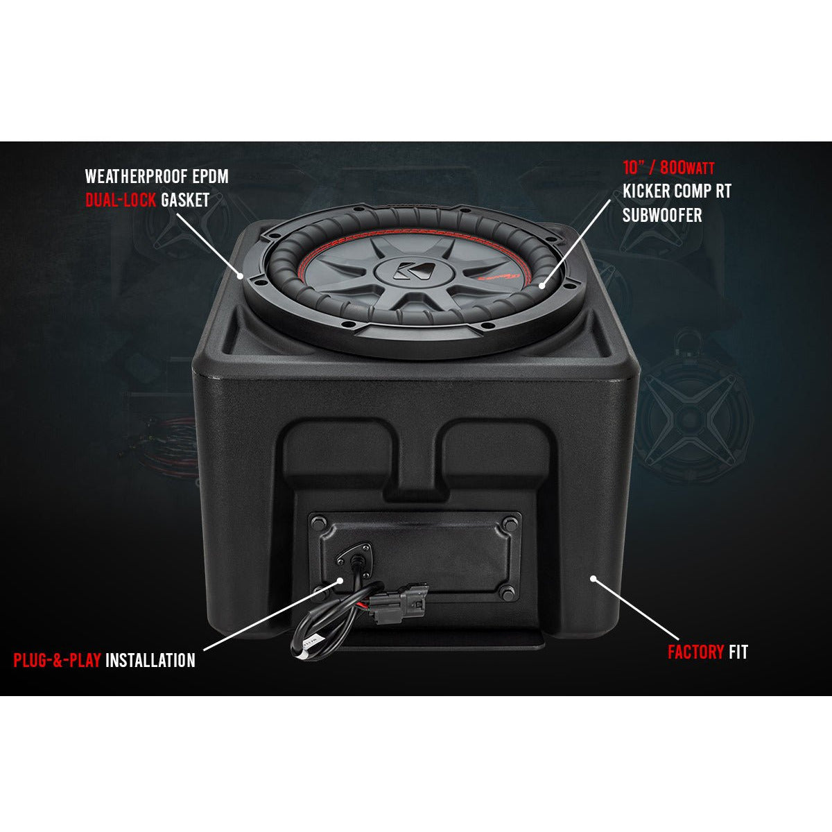 Polaris Ranger XP 1000 5-Speaker Audio System