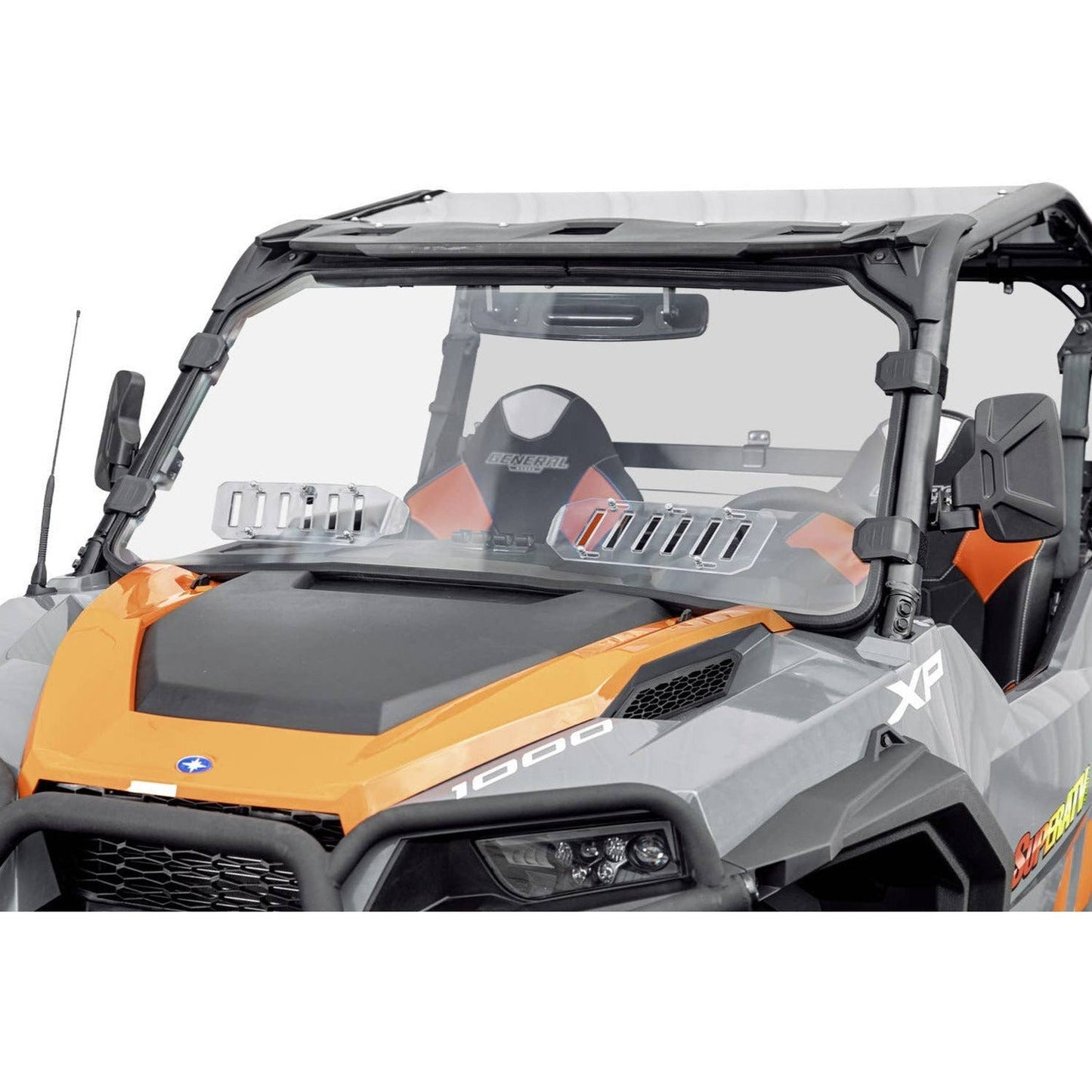 Polaris General XP 1000 Scratch Resistant Vented Full Windshield