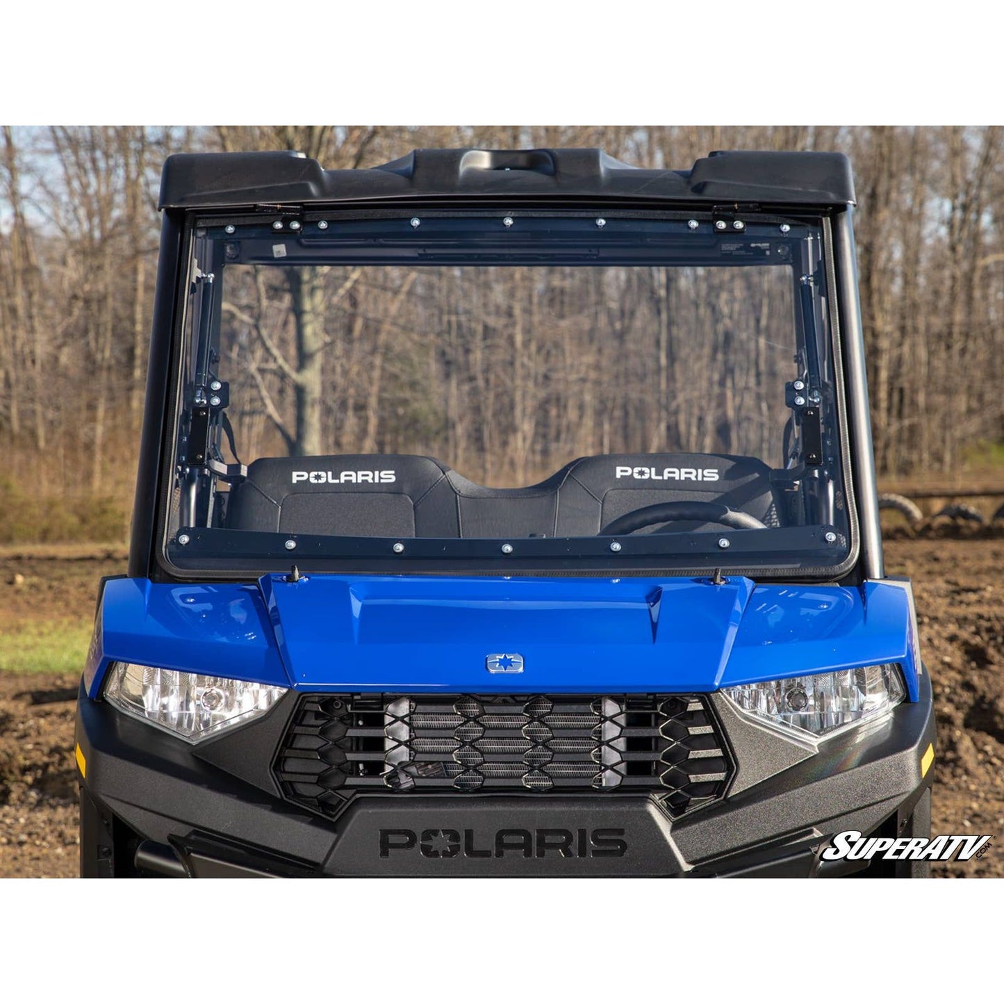 Polaris Ranger SP 570 Scratch Resistant Flip Windshield