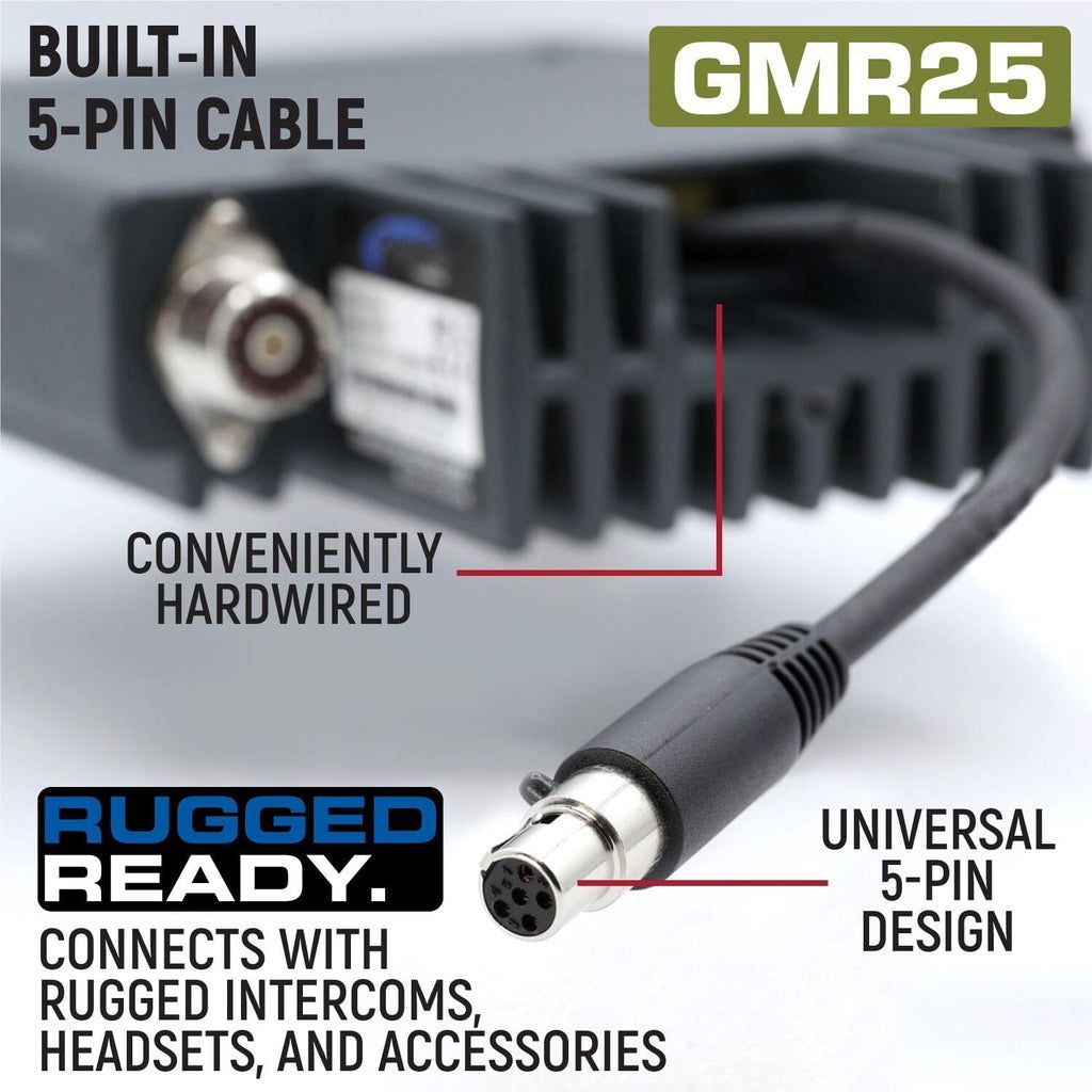 GMR25 Waterproof Band Mobile Radio with Antenna