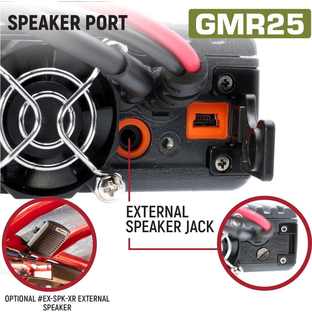 GMR25 Waterproof Band Mobile Radio with Antenna