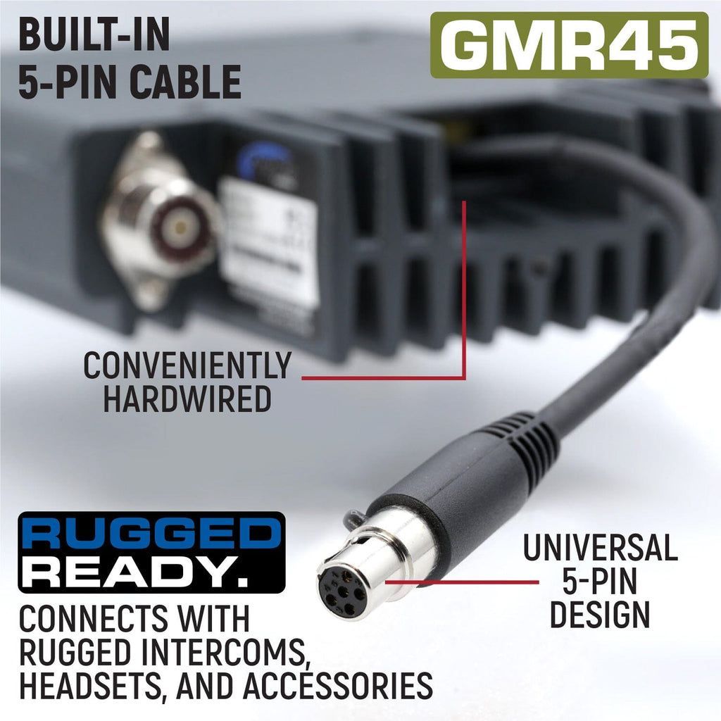 GMR45 High Power Band Mobile Radio with Antenna