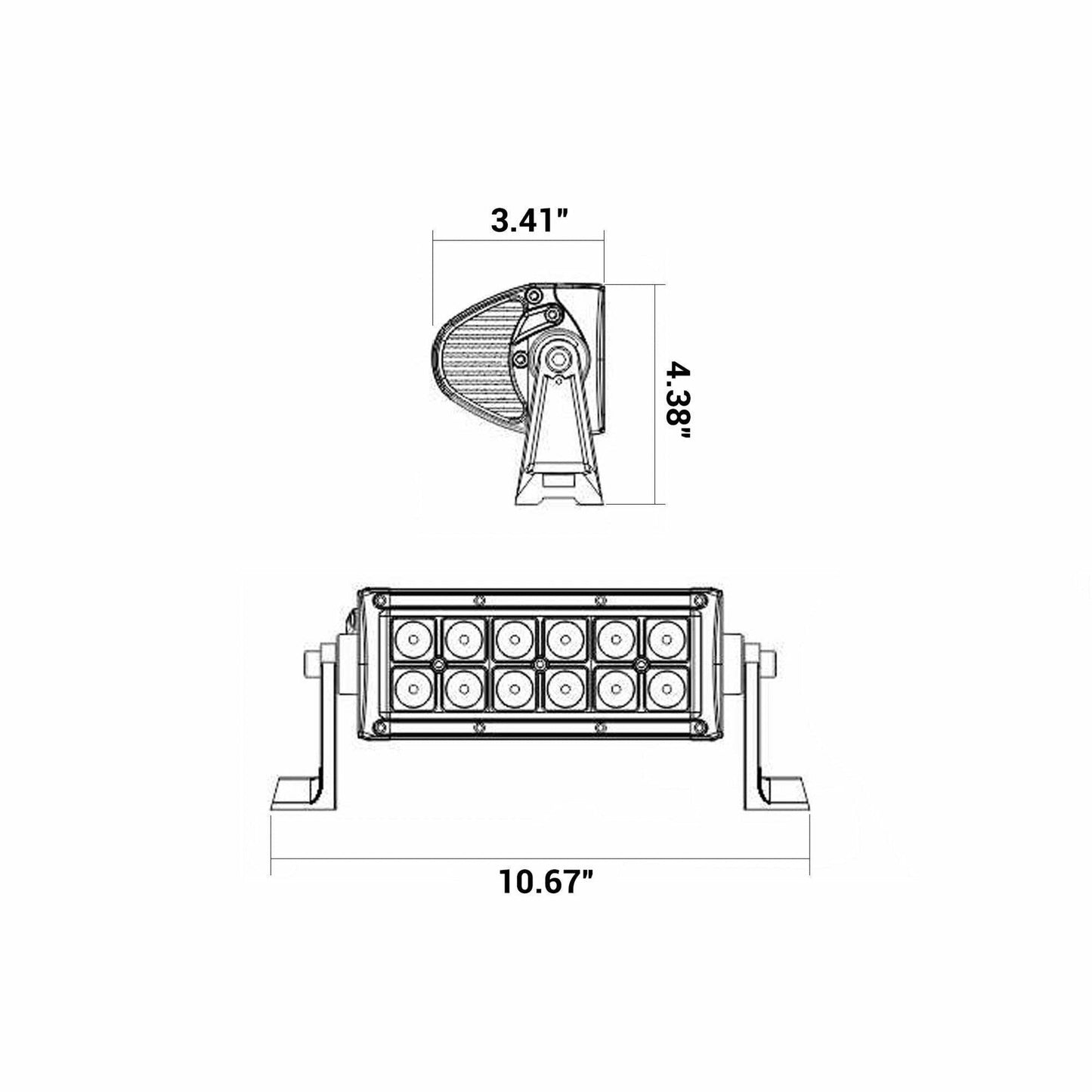 6" LED Light Bar