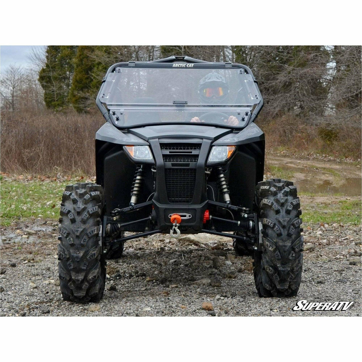 Arctic Cat Wildcat Trail / Sport Scratch Resistant Flip Windshield