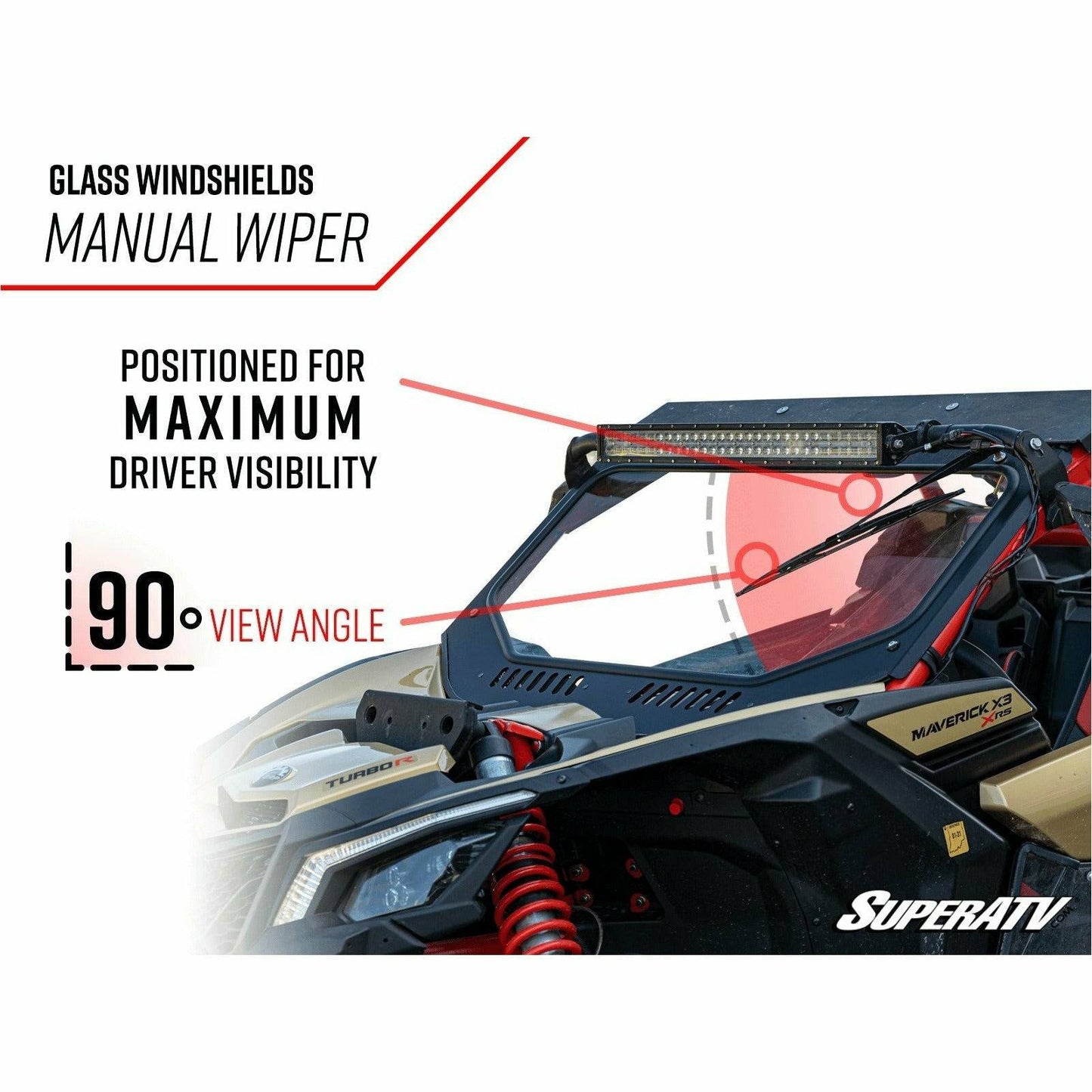 Can Am X3 Glass Windshield