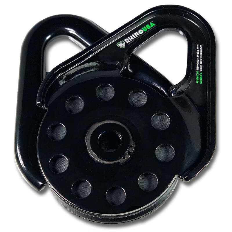 Rhino USA Snatch Block RNO-SNTCH-BLCK for Heavy-Duty Lifting and Pulling
