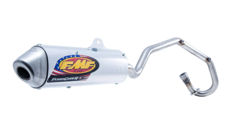 FMF Racing Powercore 4 Muffler with Stainless Steel Header for Kawasaki KLX110 and Suzuki DR-Z110 (2002-2008)